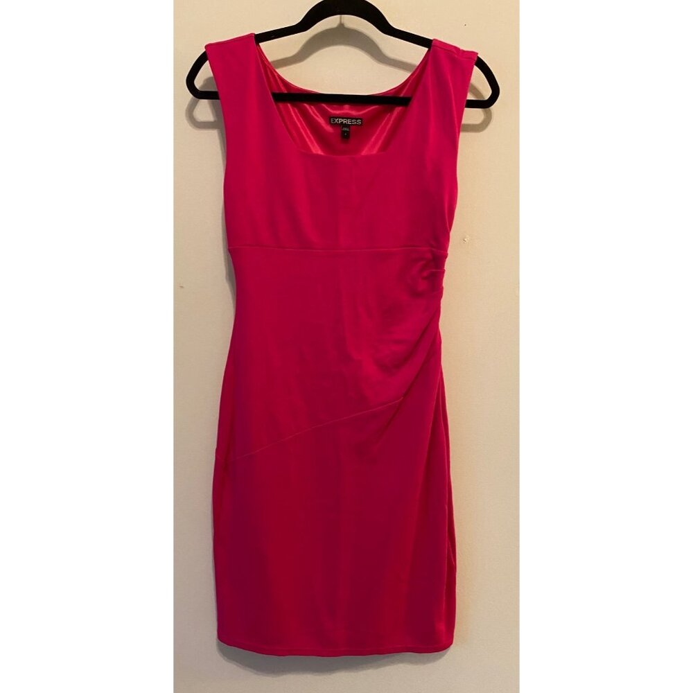 Express Dress Sleeveless Bodycon Sheath Pink Size 2